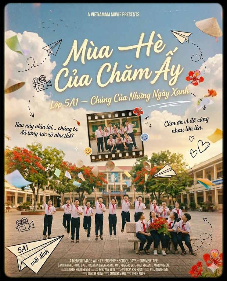 Ảnh kỷ yếu của học sinh cấp 1