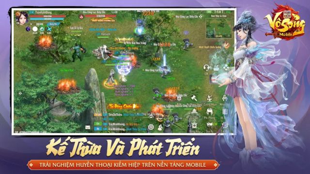Trải nghiệm huyền thoại kiếm hiệp trên nền tảng mobile