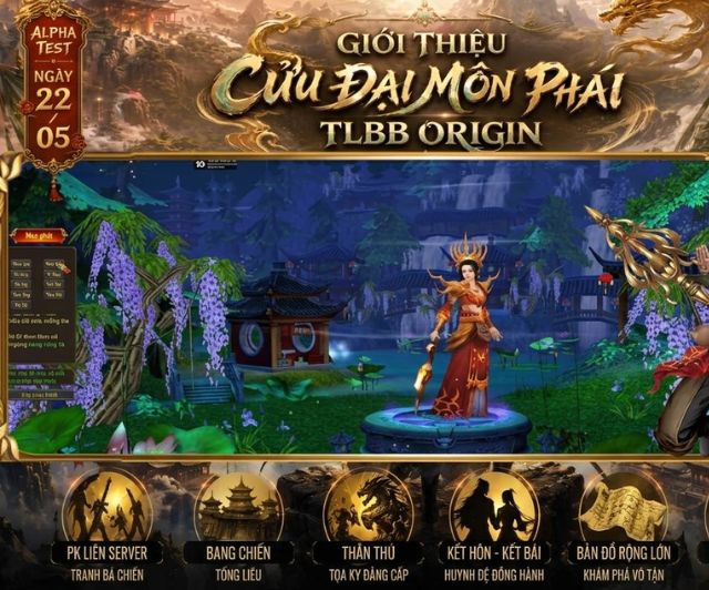 Lối chơi MMORPG cày cuốc với tính tự cao trong việc buld nhân vật
