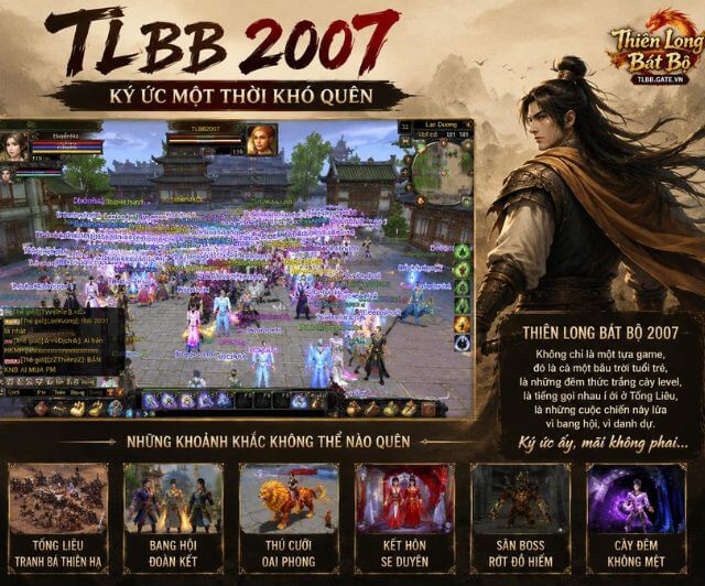 Tổng cộng 9 môn phái quen thuộc trong TLBB cho game thủ lựa chọn