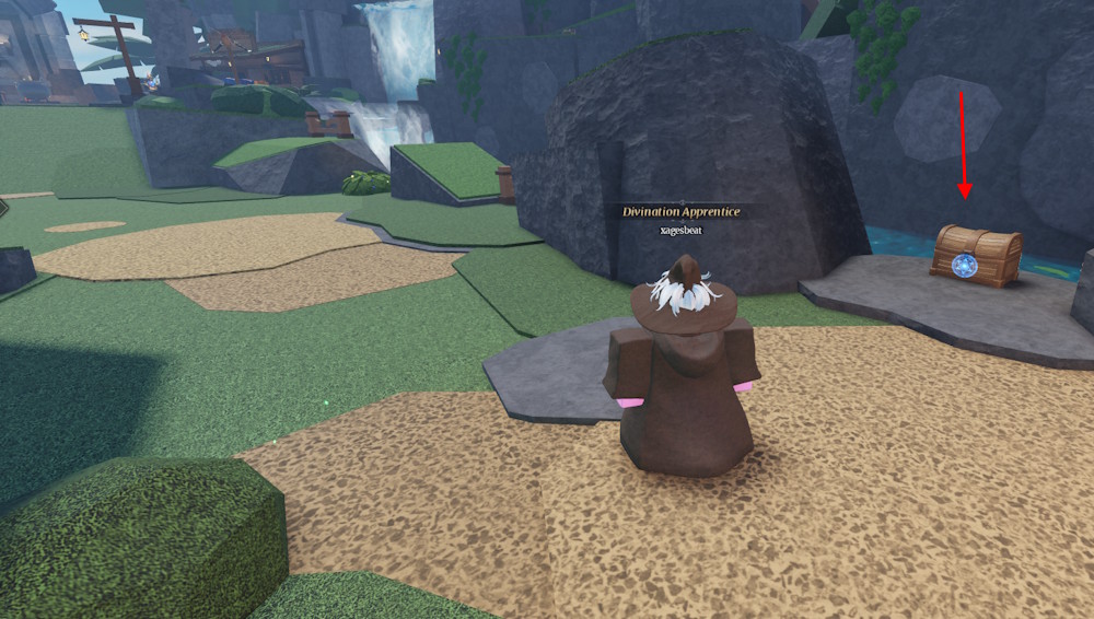 Wizard Alchemy chest location 2