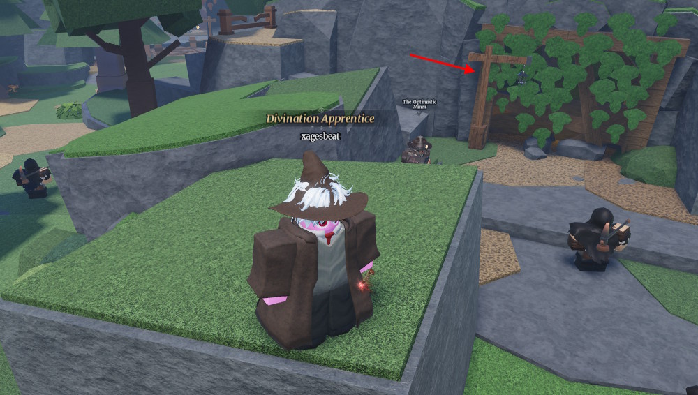 Wizard Alchemy chest location cave entrance