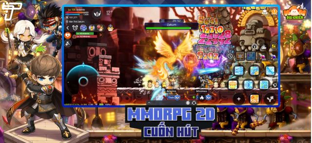 Game phiêu lưu hành động 2D cuộn cảnh và nhập vai trực tuyến nhiều người chơi