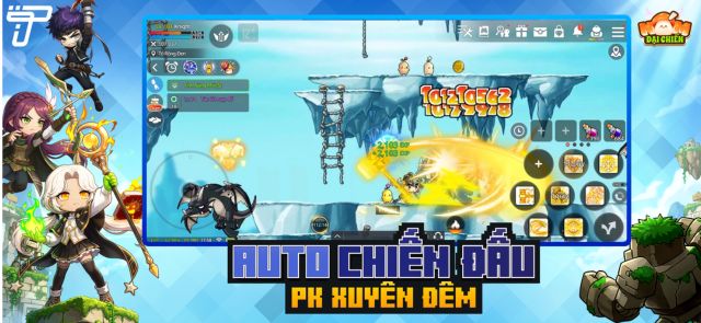 Game phiêu lưu hành động 2D cuộn cảnh, nhập vai trực tuyến nhiều người chơi