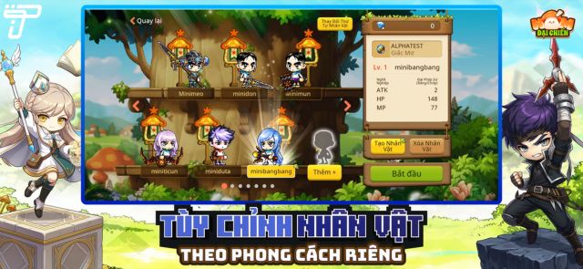 Kho tùy biến nhân vật đa dạng với hàng loạt trang phục, kiểu tóc, phụ kiện, thú cưỡi và pet
