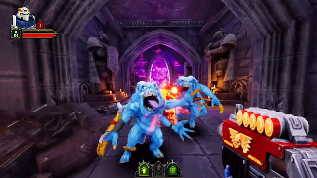 Bạn hóa thân thành Space Marine Malum Caedo và tham gia những trận chiến khốc liệt trong Warhammer 40,000: Boltgun Boom