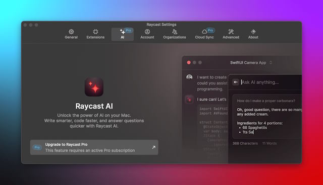 Raycast Mac sở hữu khả năng mở rộng và tùy biến mạnh mẽ