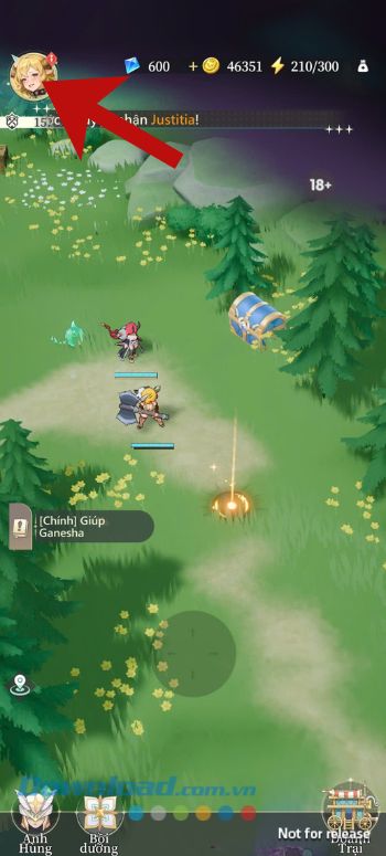 Ấn vào ảnh Avatar game