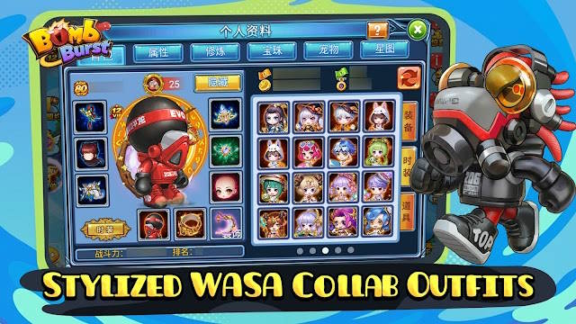  Bomb Burst cho bạn chơi cùng dàn nhân vật crossover WASA biểu tượng