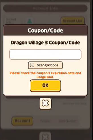 Hướng dẫn nhập code Dragon Village 3
