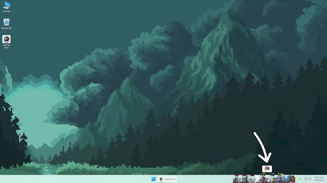 Game hoạt động trực tiếp trên taskbar