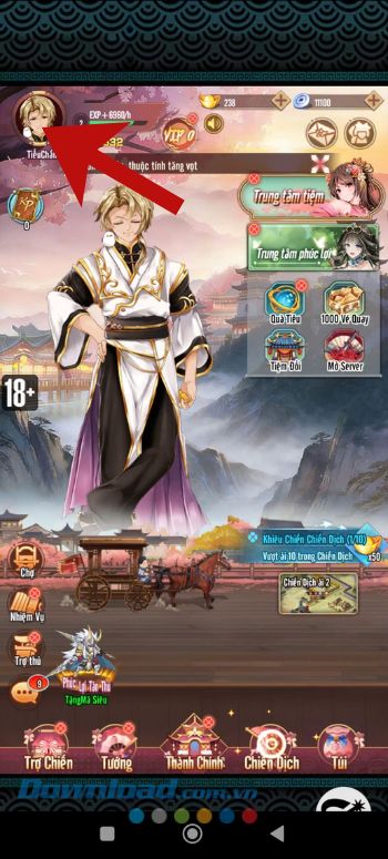 Ấn vào ảnh Avatar game