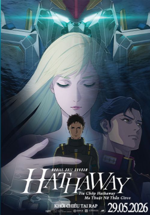 Poster phim Mobile Suit Gundam Tia Chớp Hathaway: Ma Thuật Nữ Thần Circe