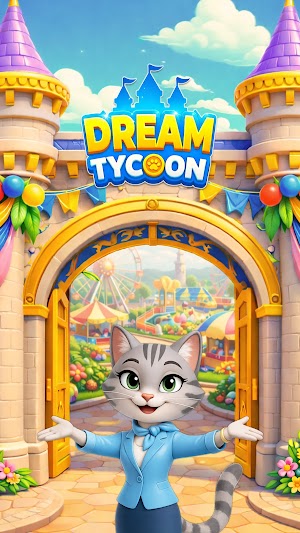 Bạn được tự tay thiết kế công viên giải trí trong mơ của riêng mình trong game Dream Tycoon