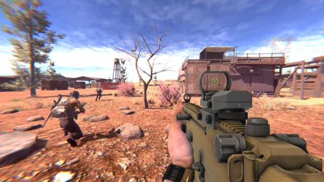 Hợp tác đồng đội hoặc đấu solo với bot trên chiến trường Last Squad Alive