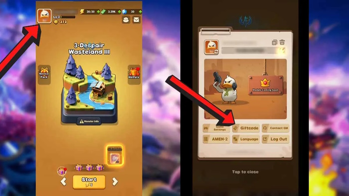 Đổi code Duck Survival
