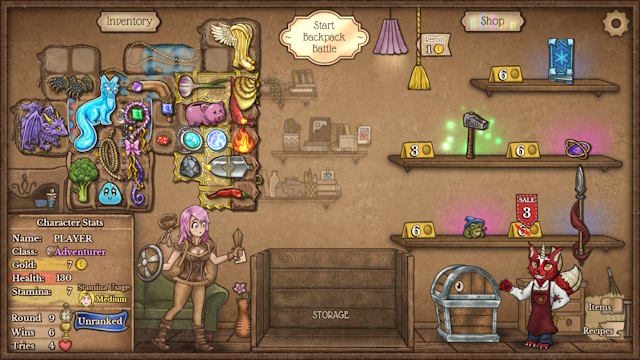 Backpack Battles là game auto battler kết hợp quản lý kho đồ