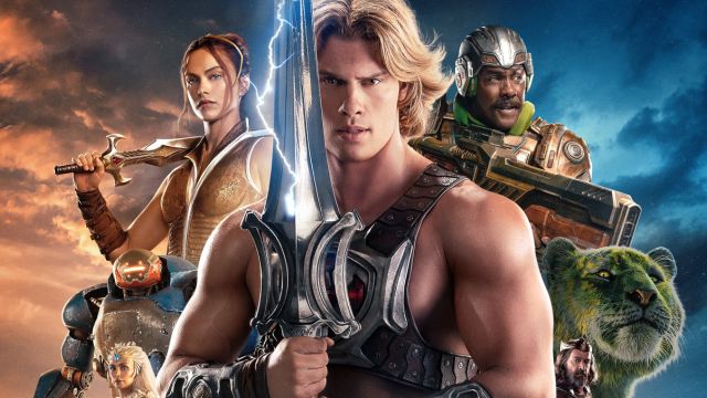Poster phim kiếm hiệp ma thuật viễn tưởng He-Man và Những chiến binh vũ trụ