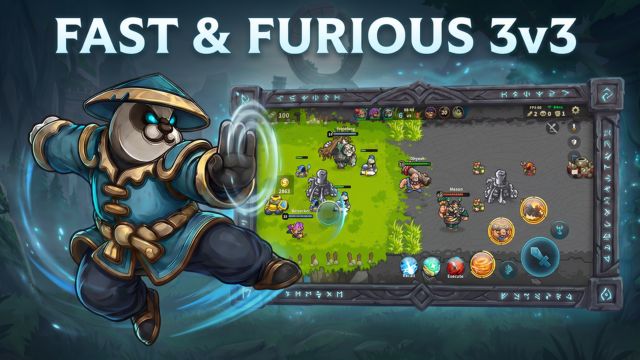 Lối chơi MOBA 3v3 với nhịp độ nhanh và nhiều yếu tố chiến thuật