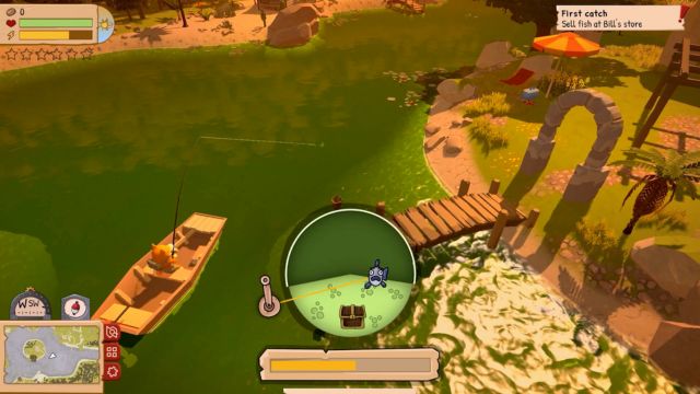 Cùng chú chó thông thái câu cá, thám hiểm vùng đất và chiến đấu trong game Fish & Hike