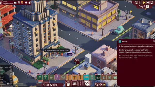 Neighborhoods là game xây thành phố hiện đại, ấm cúng, tập trung vào yếu tố con người