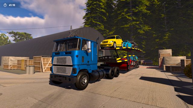 Lái xe tải giao hàng khắp nước Mỹ trong game Truck Simulator US Driver