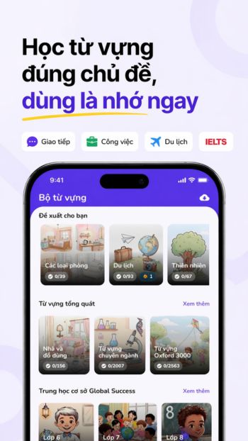 Học từ vựng đúng theo chủ đề