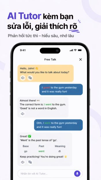 AI Tutor kèm bạn sửa lỗi