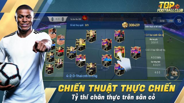 Game chiến thuật, thực chiến tỷ thí chân thực trên sân cỏ