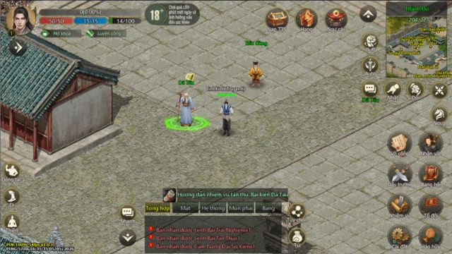 Lối chơi MMORPG võ hiệp đề cao kỹ năng của cá nhân