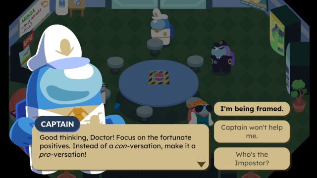 Among Us Story: On Guard thiên về yếu tố trinh thám hơn là suy luận logic