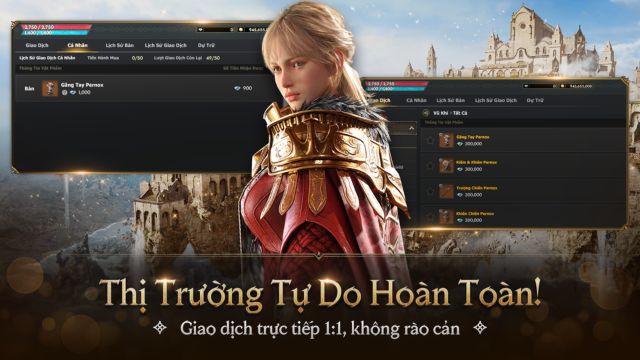 Thị trường tự do hoàn toàn, giao dịch trực tiếp 1:1