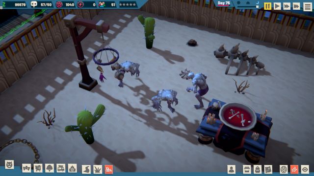 Kiểm soát đám quái vật hỗn loạn và nguy hiểm trong Monster Zoo Tycoon