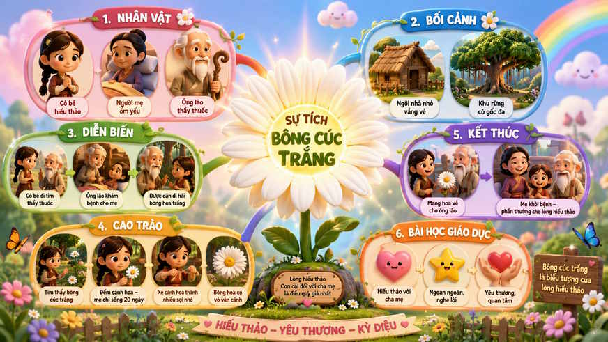 Sự tích bông cúc trắng