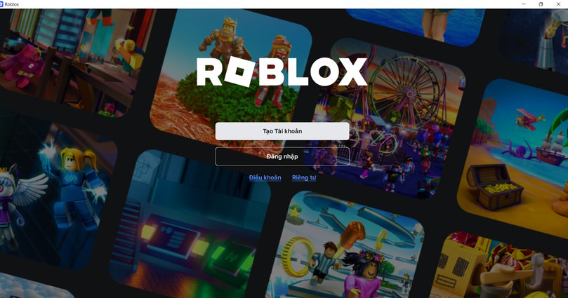 Đăng nhập tài khoản Roblox