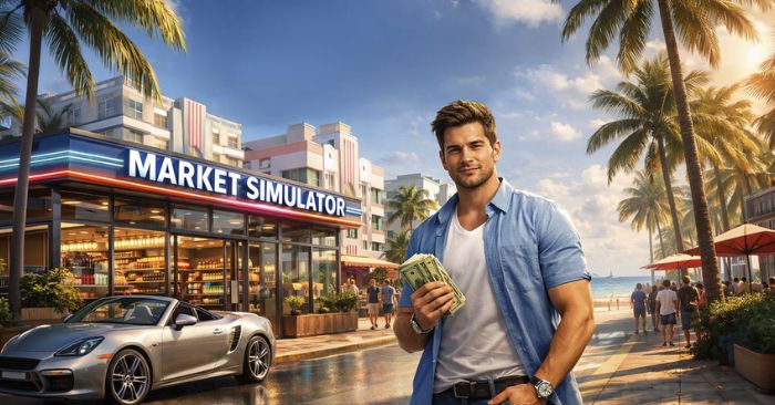 Market Simulator: Miami Beach * Game đế chế siêu thị ở Miami
