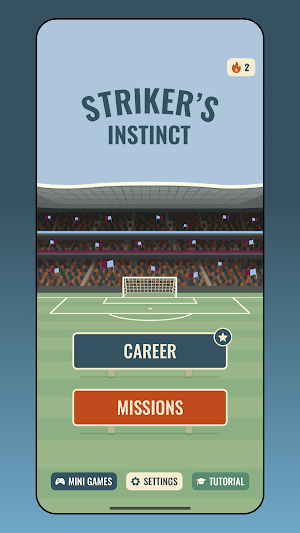 Xây dựng sự nghiệp bóng đá của bạn trong game Striker s Instinct