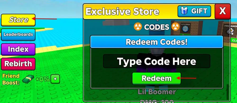 Đổi code Merge Nuke Roblox