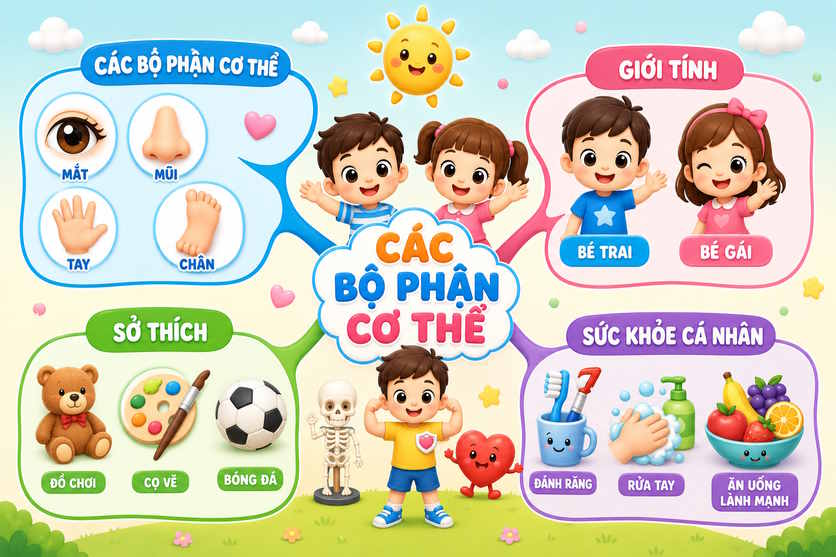 Bộ phận trong cơ thể