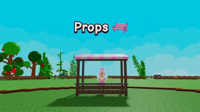 Tương tác với cửa hàng props để thấy toàn bộ danh mục crates