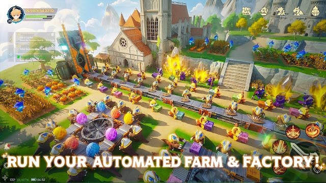 Điều hành một nhà máy farm tài nguyên tự động