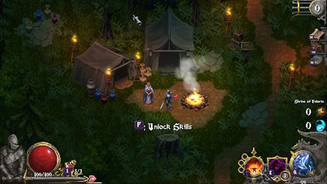 Cursemark là game ARPG chặt chém phong cách cổ điển