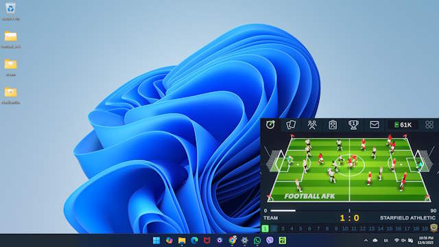 Football AFK là game quản lý bóng đá nhàn rỗi chạy trên desktop