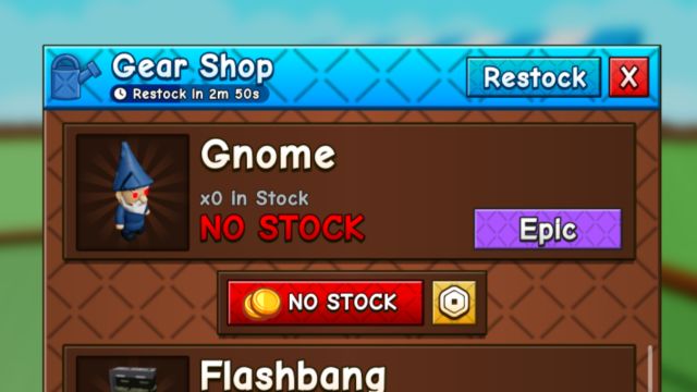 Mua Gnome từ Cửa hàng Trang bị