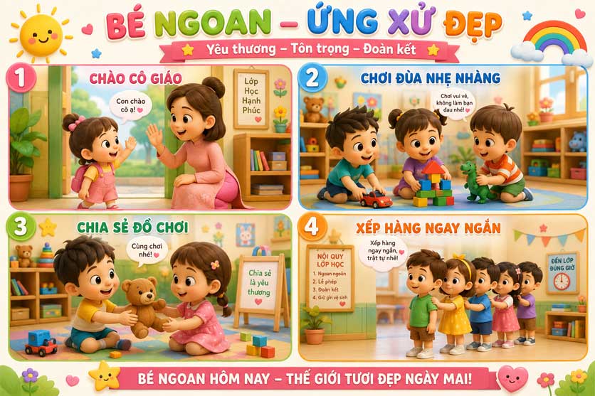 Ảnh quy tắc ứng xử trong lớp học