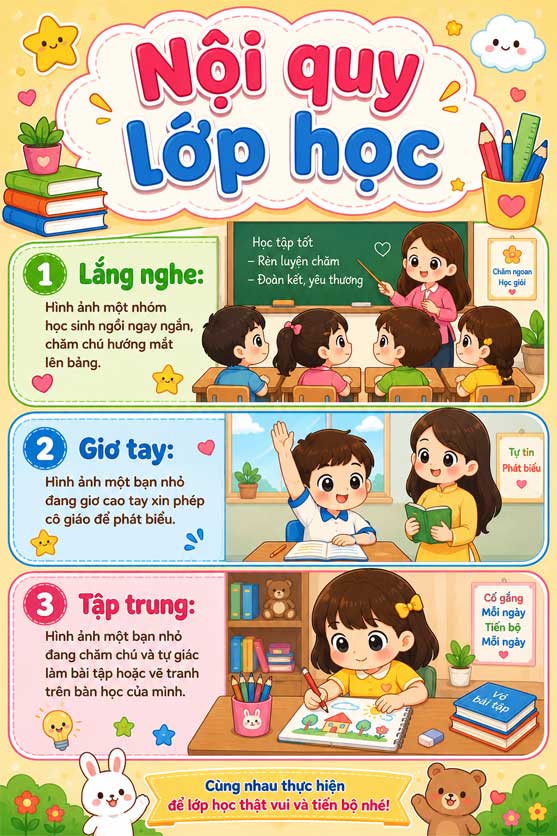 Tạo nội quy lớp học bằng ChatGPT