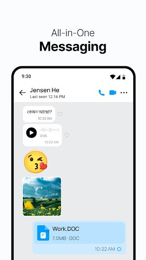 Nhắn tin, chat nhóm mượt mà