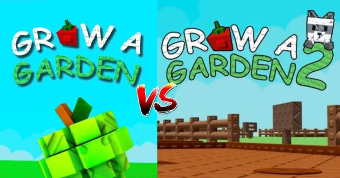 So sánh Grow A Garden 2 và Grow A Garden