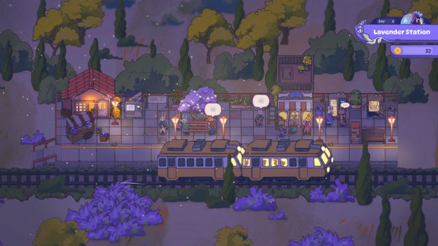 Game Lavender Station tập trung vào bầu không khí hơn là yếu tố thắng thua hay cạnh tranh