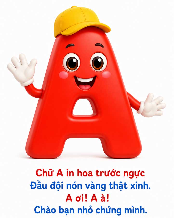 Ảnh minh họa chữ A